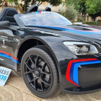 COCHE BMW M6 GT3 12V , RC, NEGRO, RUEDAS GOMA, ASIENTO PIEL - S9088B - ATBMW6GT3